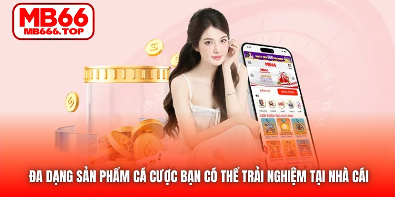 Đa dạng sản phẩm cá cược bạn có thể trải nghiệm tại nhà cái 