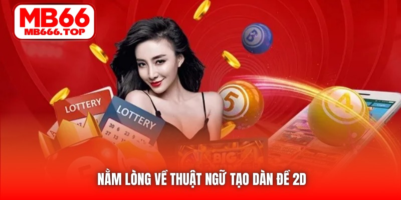 Nằm lòng về thuật ngữ tạo dàn đề 2D